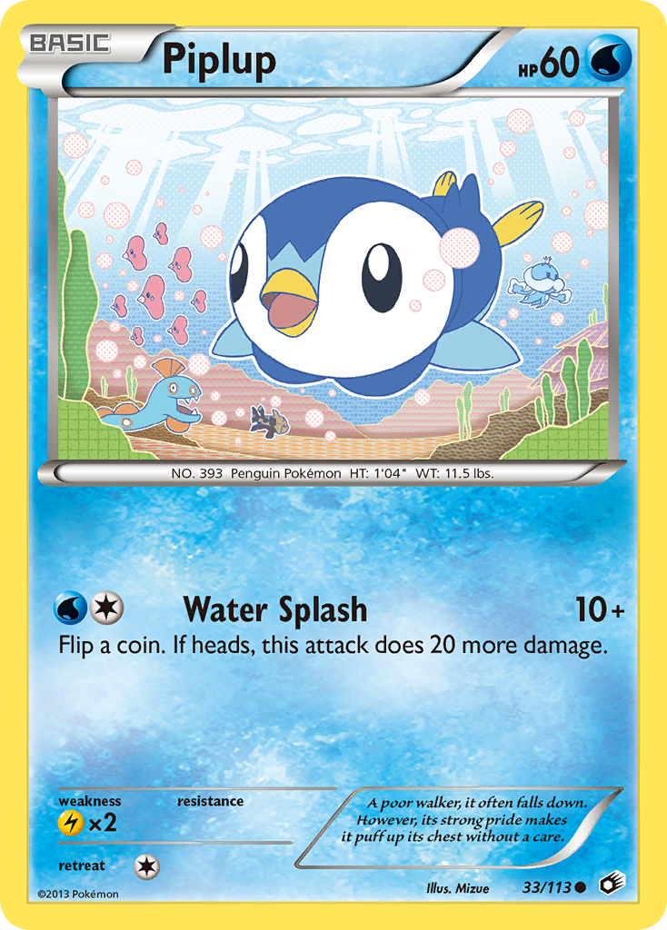 Piplup (33/113) [Black & White: Legendary Treasures] | GnG Games