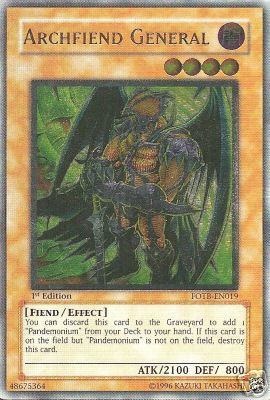 Archfiend General (UTR) [FOTB-EN019] Ultimate Rare | GnG Games