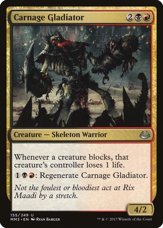 Carnage Gladiator [Modern Masters 2017] | GnG Games