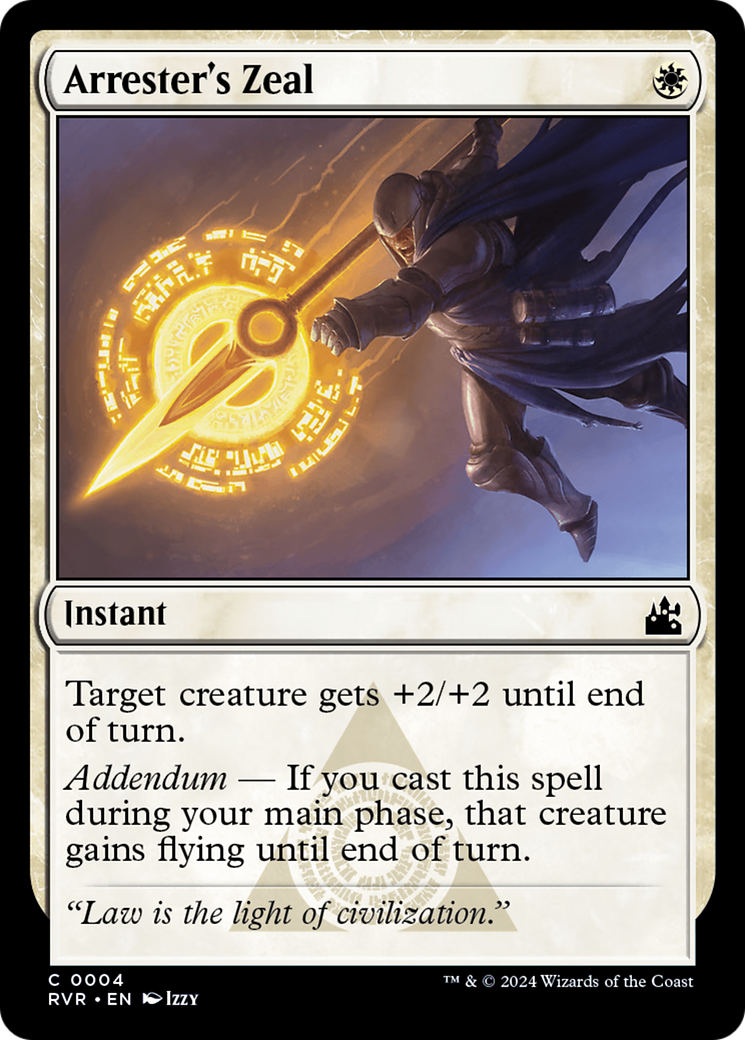 Arrester's Zeal [Ravnica Remastered] | GnG Games