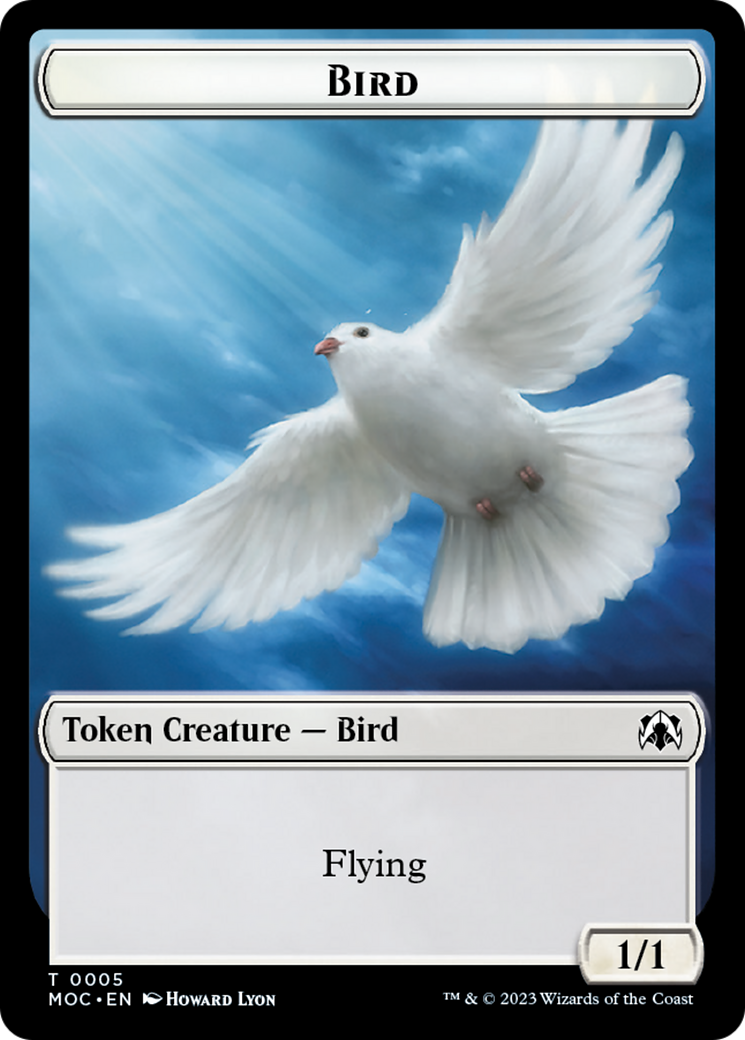 Bird // Kobolds of Kher Keep Double-Sided Token [March of the Machine Commander Tokens] | GnG Games