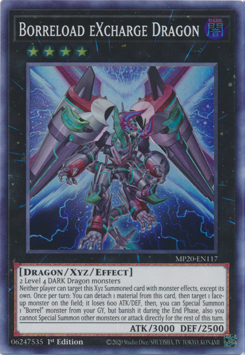 Borreload eXcharge Dragon [MP20-EN117] Super Rare | GnG Games