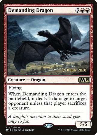 Demanding Dragon [Core Set 2019 Promos] | GnG Games