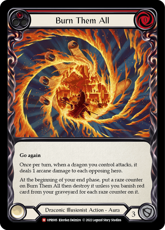 Burn Them All [UPR005] (Uprising)  Rainbow Foil | GnG Games