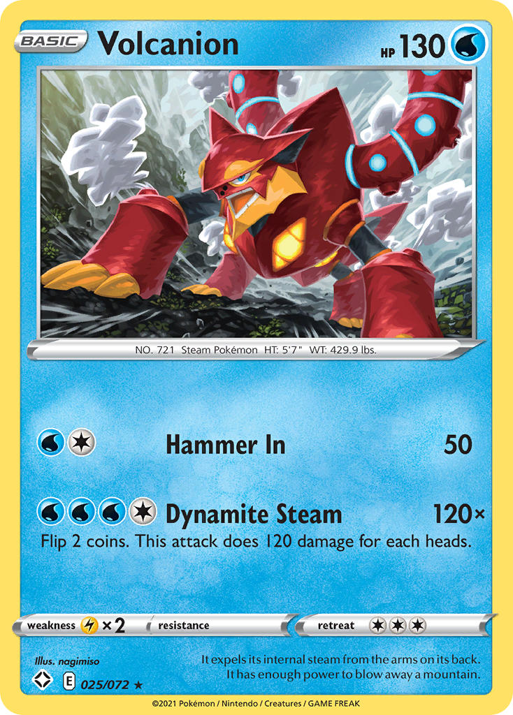 Volcanion (025/072) [Sword & Shield: Shining Fates] | GnG Games