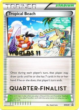 Tropical Beach (BW28) (Quarter Finalist) [Black & White: Black Star Promos] | GnG Games