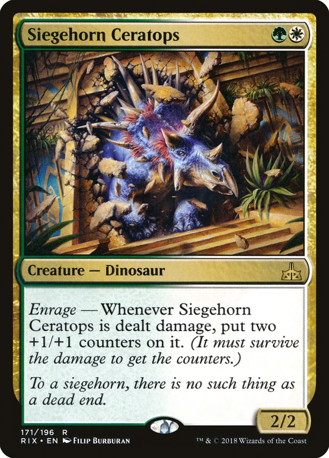 Siegehorn Ceratops [Rivals of Ixalan] | GnG Games