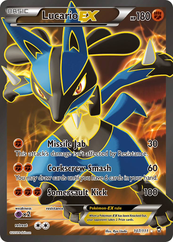 Lucario EX (107/111) [XY: Furious Fists] | GnG Games