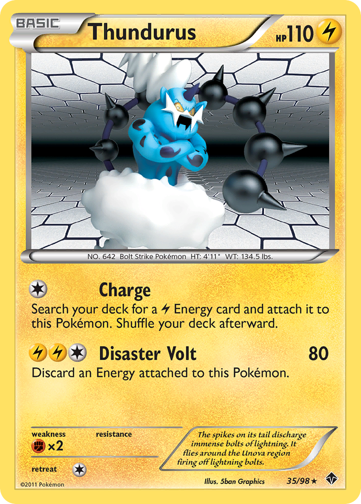 Thundurus (35/98) [Black & White: Emerging Powers] | GnG Games