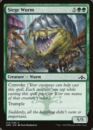 Siege Wurm [Guilds of Ravnica] | GnG Games