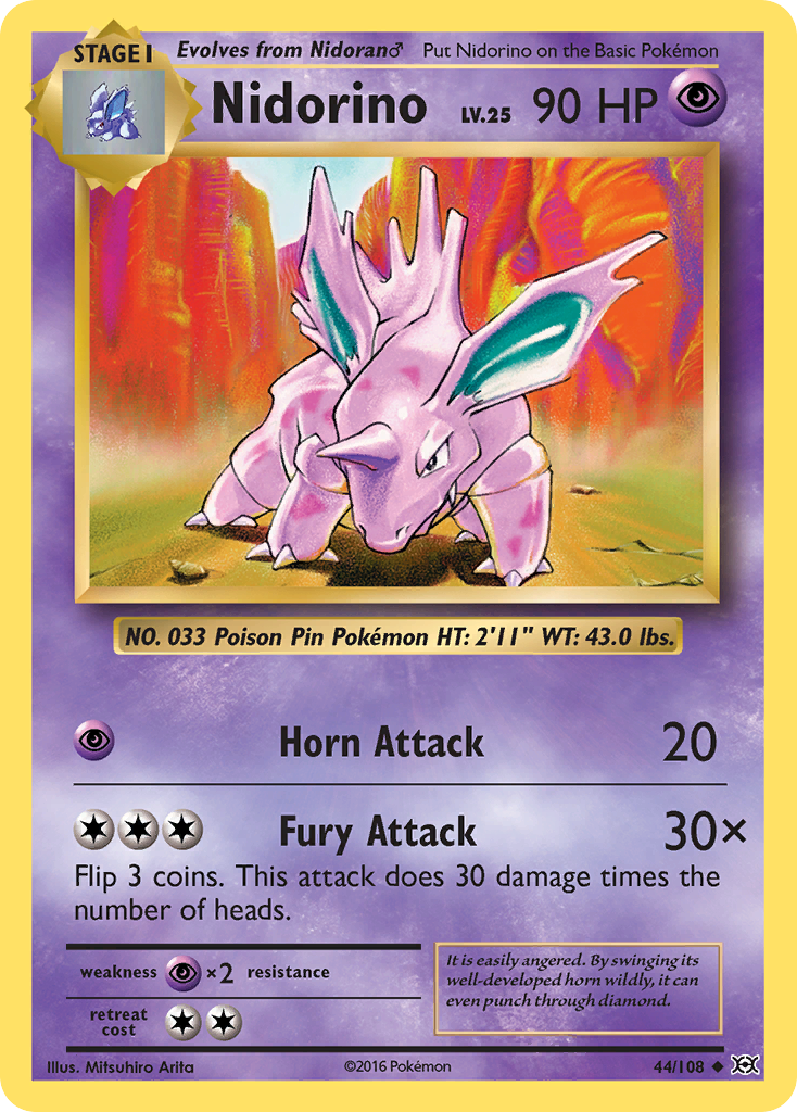 Nidorino (44/108) [XY: Evolutions] | GnG Games