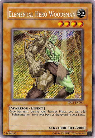 Elemental Hero Woodsman [PP02-EN004] Secret Rare | GnG Games