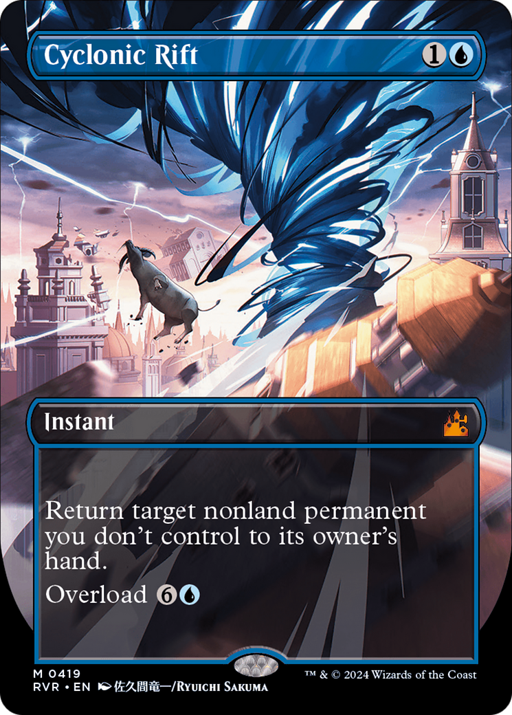 Cyclonic Rift (Anime Borderless) [Ravnica Remastered] | GnG Games