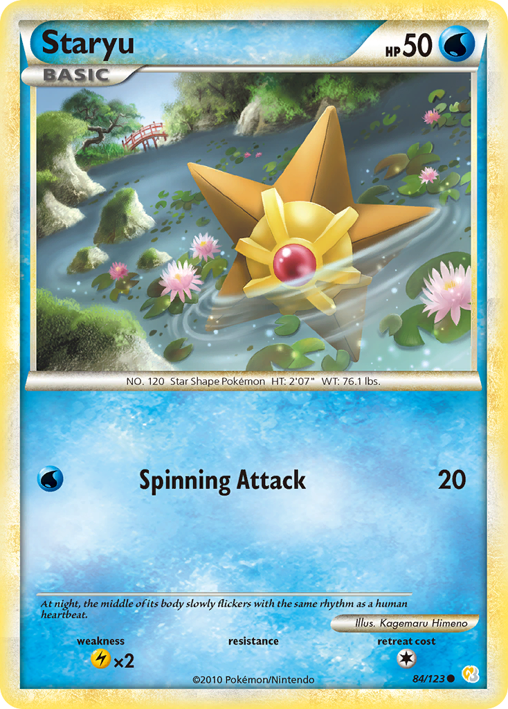 Staryu (84/123) [HeartGold & SoulSilver: Base Set] | GnG Games