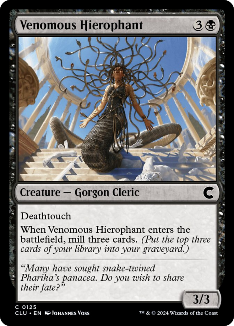 Venomous Hierophant [Ravnica: Clue Edition] | GnG Games