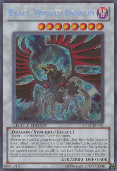 Black-Winged Dragon [CT07-EN002] Secret Rare | GnG Games