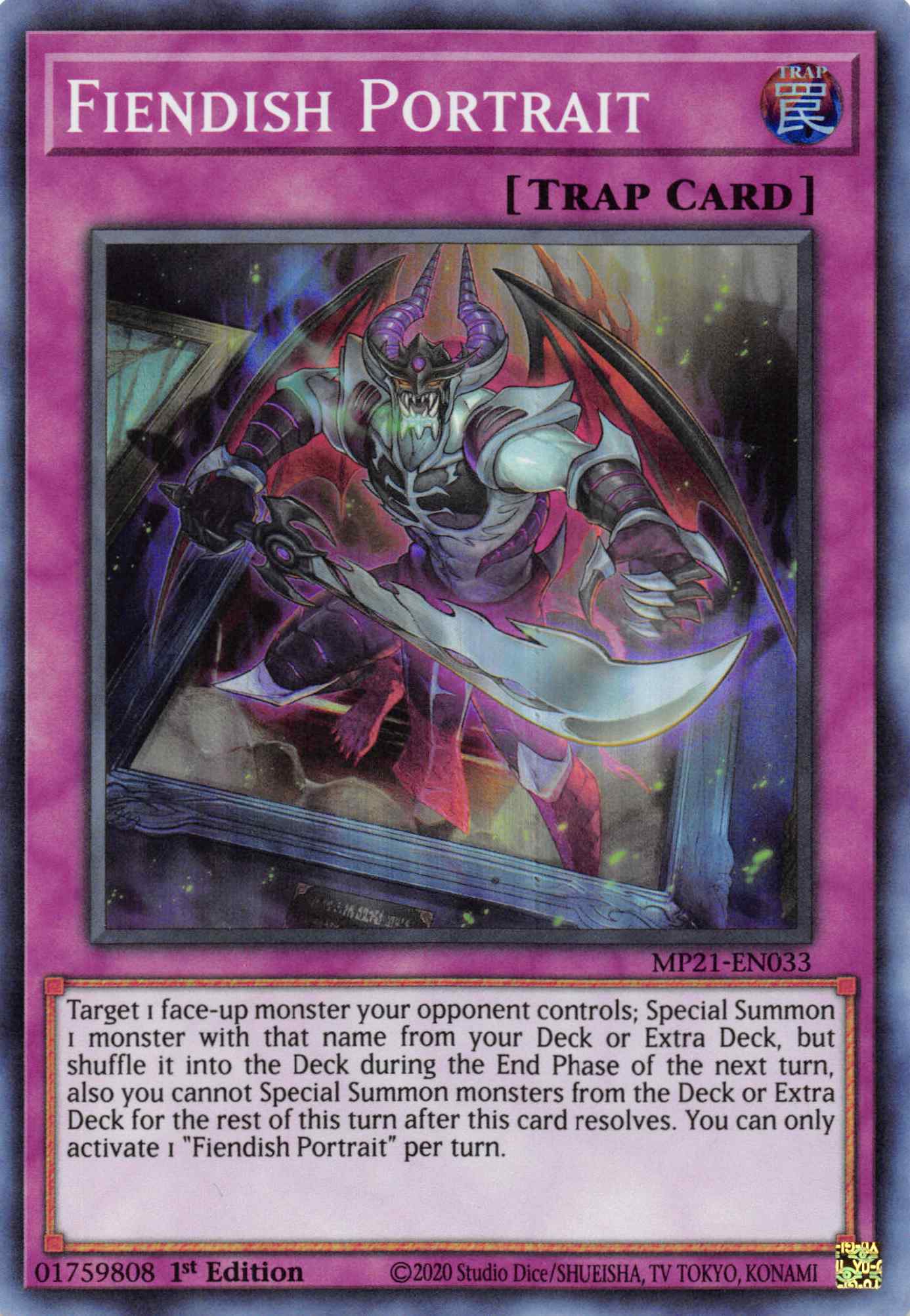 Fiendish Portrait [MP21-EN033] Super Rare | GnG Games