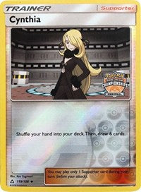 Cynthia (119/156) (Regional Championship Promo) [Sun & Moon: Ultra Prism] | GnG Games