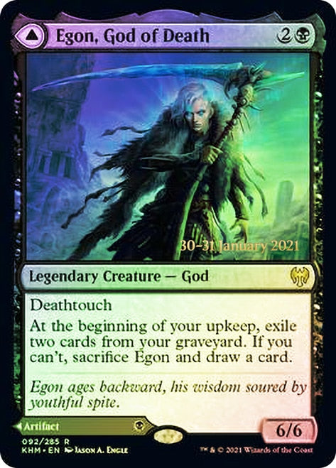 Egon, God of Death // Throne of Death  [Kaldheim Prerelease Promos] | GnG Games