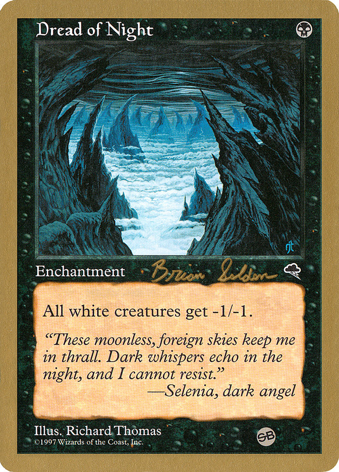 Dread of Night (Brian Selden) (SB) [World Championship Decks 1998] | GnG Games