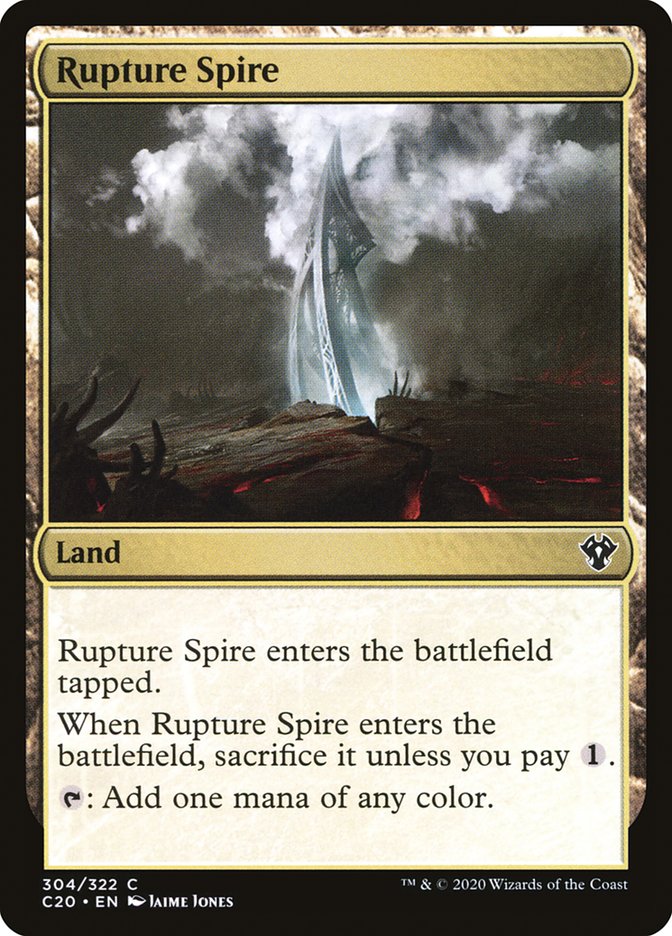Rupture Spire [Commander 2020] | GnG Games