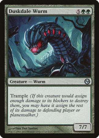 Duskdale Wurm [Duels of the Planeswalkers] | GnG Games