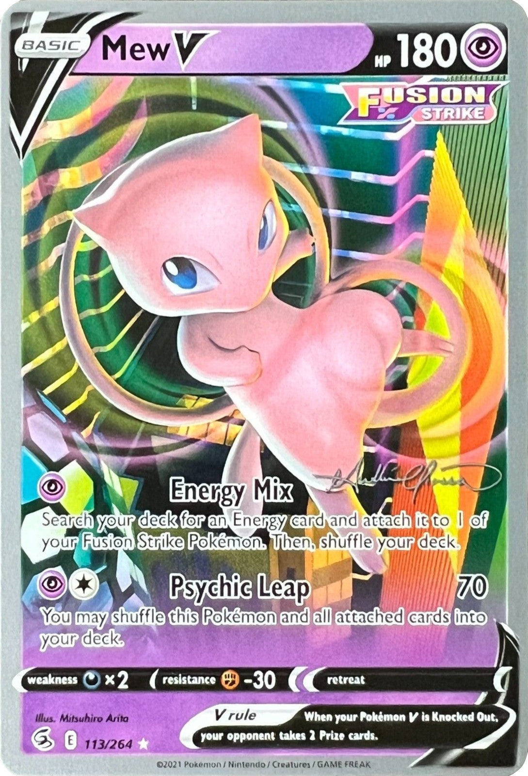 Mew V (113/264) (The Shape of Mew - Andre Chiasson) [World Championships 2022] | GnG Games