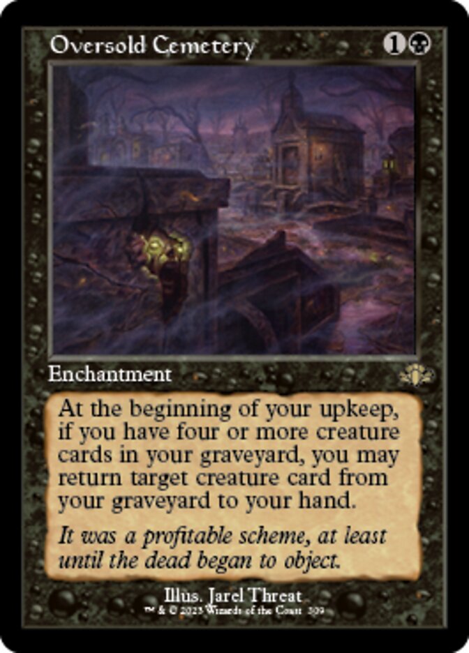 Oversold Cemetery (Retro) [Dominaria Remastered] | GnG Games