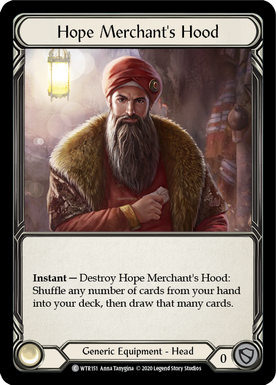 Hope Merchant's Hood [U-WTR151] (Welcome to Rathe Unlimited)  Unlimited Rainbow Foil | GnG Games