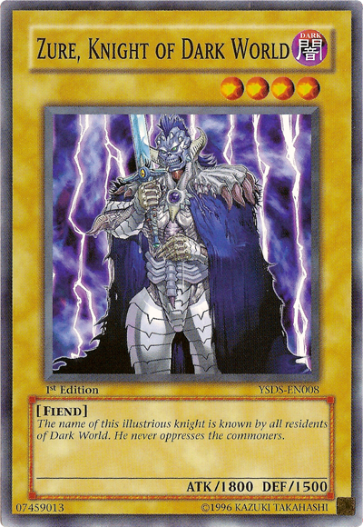 Zure, Knight of Dark World [YSDS-EN008] Common | GnG Games
