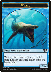 Whale // Zombie (011/036) Double-sided Token [Commander 2014 Tokens] | GnG Games