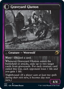 Graveyard Trespasser // Graveyard Glutton [Innistrad: Double Feature] | GnG Games