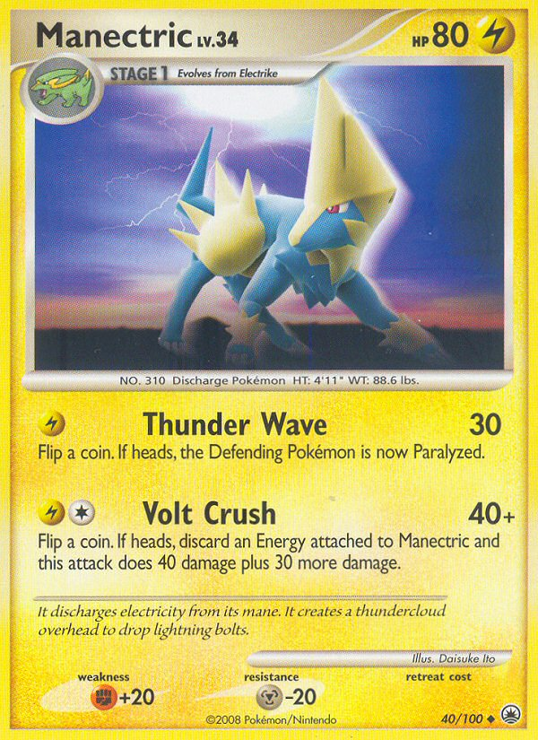 Manectric (40/100) [Diamond & Pearl: Majestic Dawn] | GnG Games