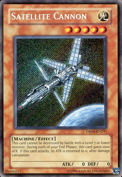 Satellite Cannon [DR04-EN241] Secret Rare | GnG Games