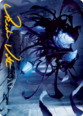 Spectral Adversary Art Card (Gold-Stamped Signature) [Innistrad: Midnight Hunt Art Series] | GnG Games