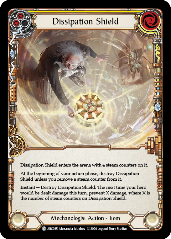 Dissipation Shield [ARC035] Unlimited Edition Rainbow Foil | GnG Games