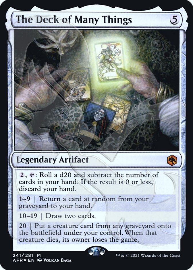 The Deck of Many Things (Ampersand Promo) [Dungeons & Dragons: Adventures in the Forgotten Realms Promos] | GnG Games