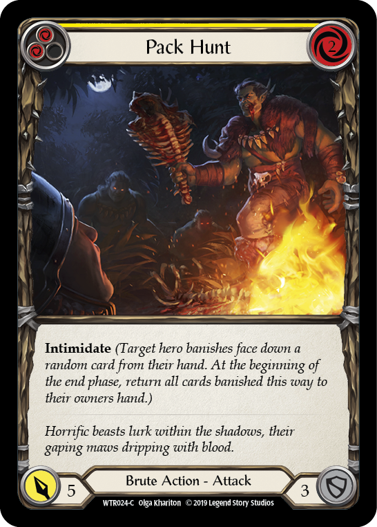 Pack Hunt (Yellow) [WTR024-C] Alpha Print Normal | GnG Games