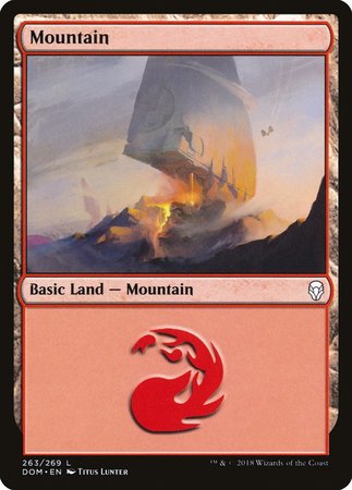 Mountain (263) [Dominaria] | GnG Games