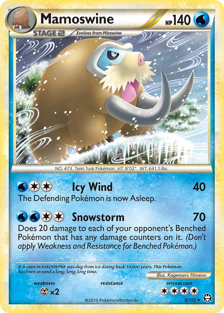 Mamoswine (5/102) (Theme Deck Exclusive) [HeartGold & SoulSilver: Triumphant] | GnG Games