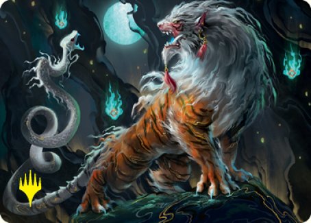 Gloomshrieker Art Card (Gold-Stamped Signature) [Kamigawa: Neon Dynasty Art Series] | GnG Games
