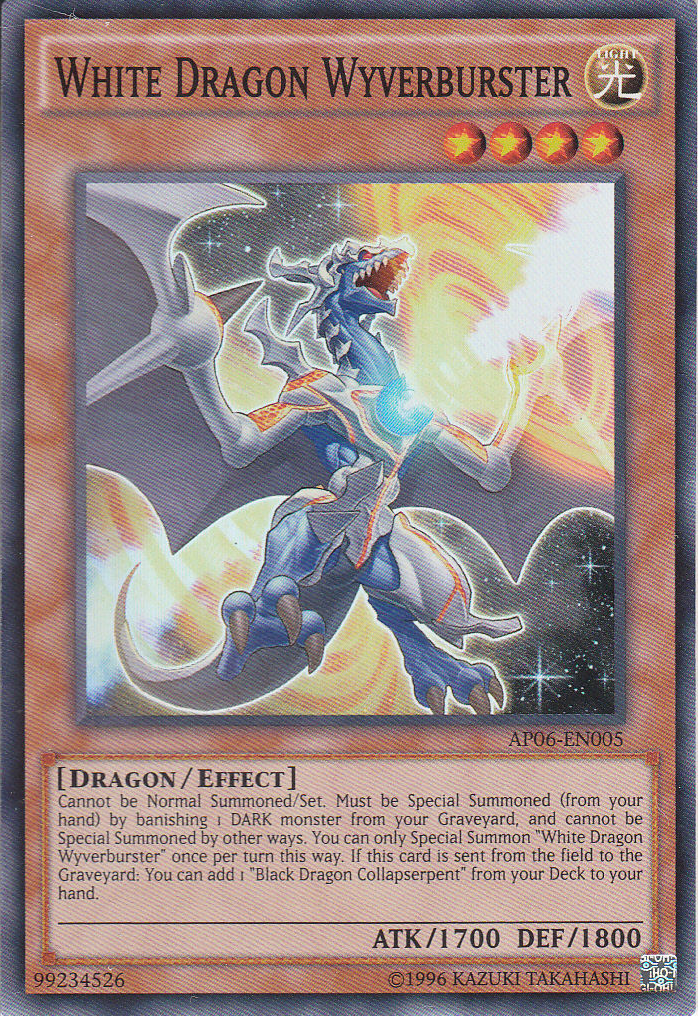 White Dragon Wyverburster [AP06-EN005] Super Rare | GnG Games