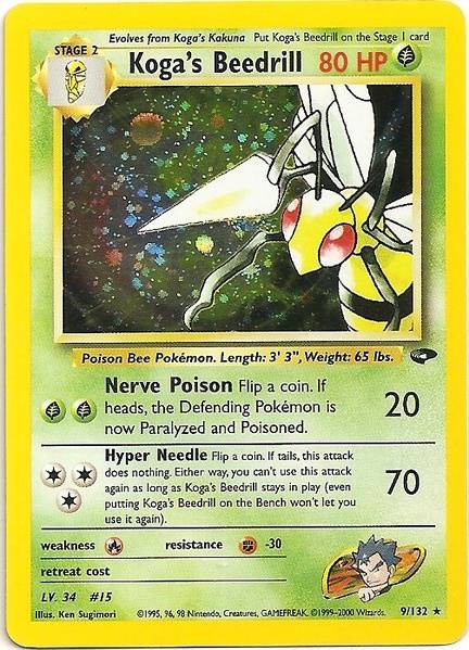 Koga's Beedrill (9/132) [Gym Challenge Unlimited] | GnG Games