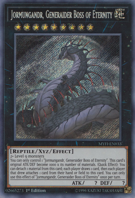 Jormungandr, Generaider Boss of Eternity [MYFI-EN033] Secret Rare | GnG Games