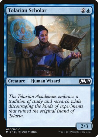 Tolarian Scholar [Core Set 2019] | GnG Games