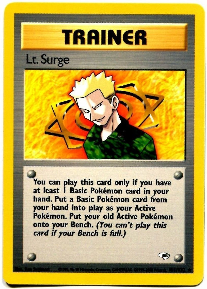 Lt. Surge (101/132) [Gym Heroes Unlimited] | GnG Games