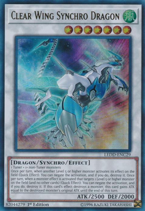 Clear Wing Synchro Dragon [LEDD-ENC29] Ultra Rare | GnG Games