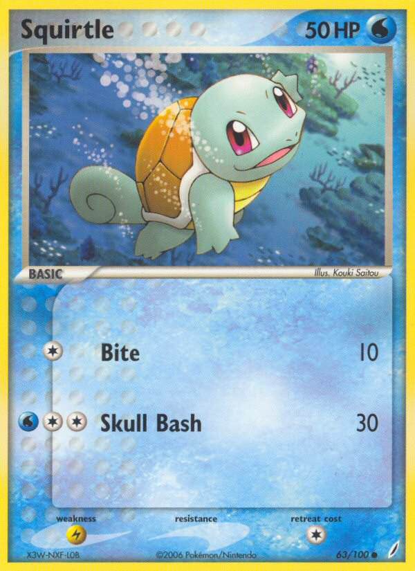 Squirtle (63/100) [EX: Crystal Guardians] | GnG Games