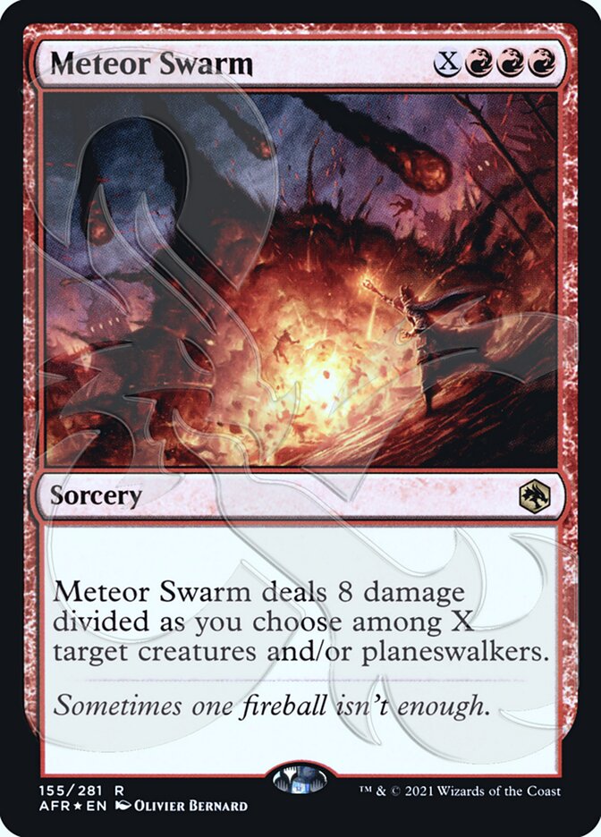 Meteor Swarm (Ampersand Promo) [Dungeons & Dragons: Adventures in the Forgotten Realms Promos] | GnG Games