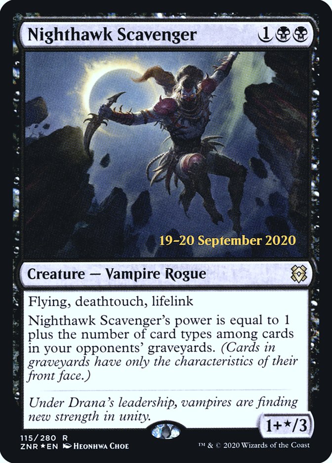 Nighthawk Scavenger  [Zendikar Rising Prerelease Promos] | GnG Games